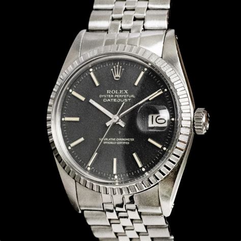 rolex 1603|Rolex Datejust 1603 black dial (513xxxx serial no.) .